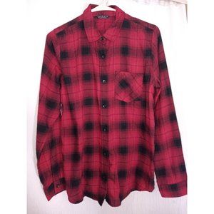 Alpine Design Red&Black Flannel Button-down Men's Medium NWOT
